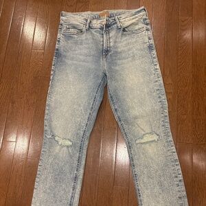 Acid wash mother jeans size 28